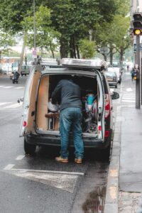 plumbing service van used by contractor in Mesa Arizona