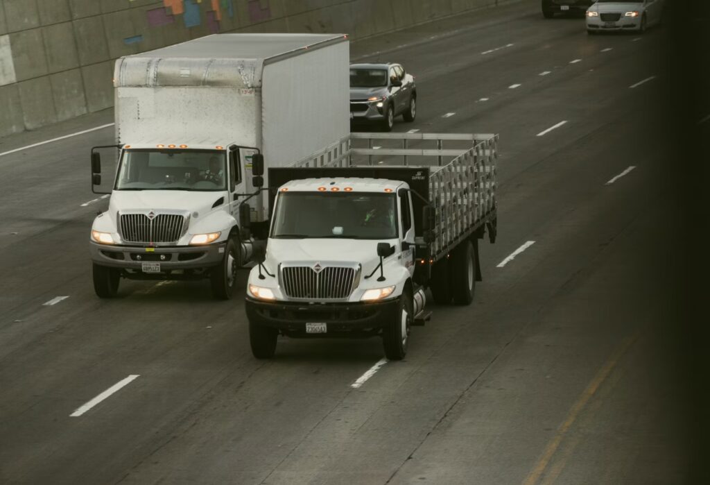 commercial box truck used by a new Arizona delivery business